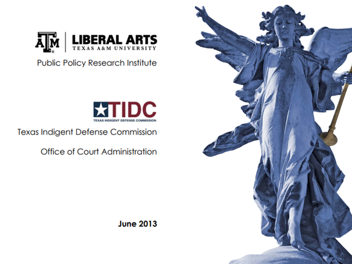 Cover art for "Judgment and Justice: An Evaluation of the Texas Regional Public Defender for Capital Cases"